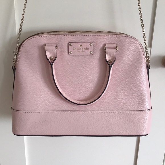Kate Spade ♠️ Pink Leather Bucket Bag - Picture 3 of 5